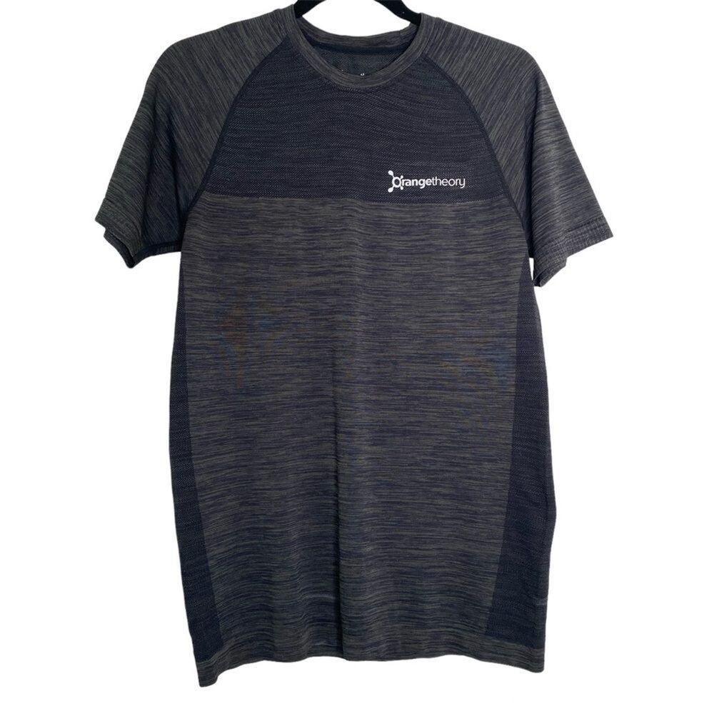 Orangetheory Heathered Gray Workout Short Sleeve Shirt Small